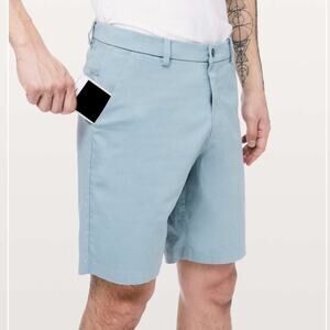 Lululemon Men’s Commission Short Slim *Chino 9"- size 34-blue
